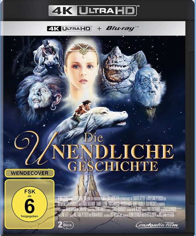 The Never Ending Story 4K UHD & Blu-ray (German Edition) - Sold & Shipped by Amazon EU