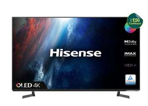 Hisense 55A8GTUK 55 Inch OLED 4K Ultra HD Smart TV £639.99 @ Costco