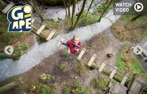 Treetop Adventure for One at Go Ape £9 Nationwide valid for 12 months with code @ Buyagift