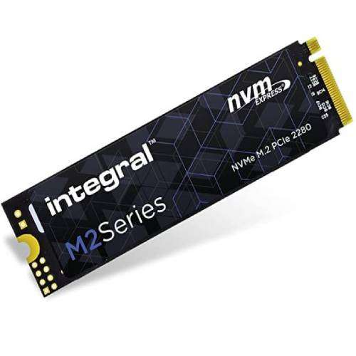 Integral 1TB (1000GB) SSD NVME M.2 2280 PCIe Gen3x4 R-3450MB/s W-3200MB/s TLC M2 Solid State Drive £39.99 delivered, using code @ MyMemory