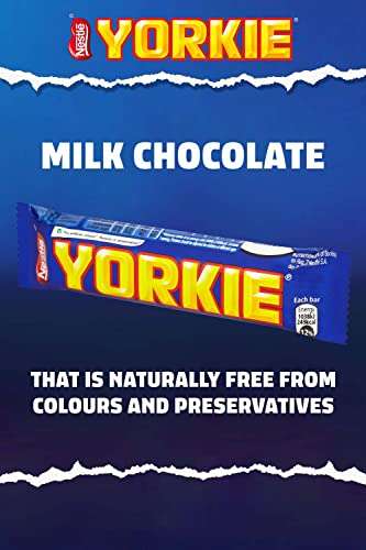 24 x 46g Yorkie Chocolate Bars £10.00 / £9.50 Subscribe & Save @ Amazon