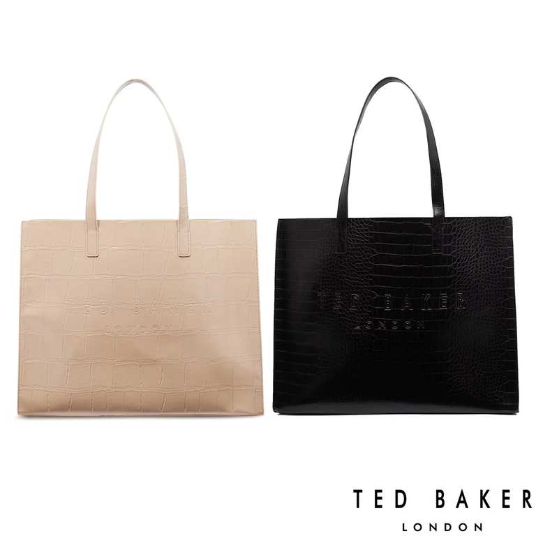 Ted Baker Croc Texture Icon Tote Bag - Instore
