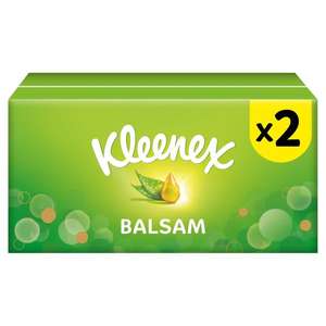 Kleenex Balsam Twin Pack Tissues 64S £2.98 @ Tesco