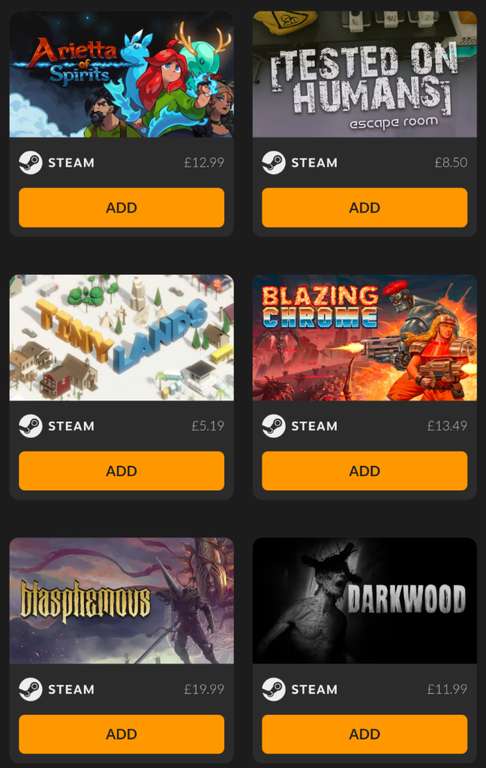 [PC-Steam] Build your own Play On The Go Bundle 3 - 3 games for £4.99 / 5 for £6.99 / 8 for £9.99 @ Fanatical