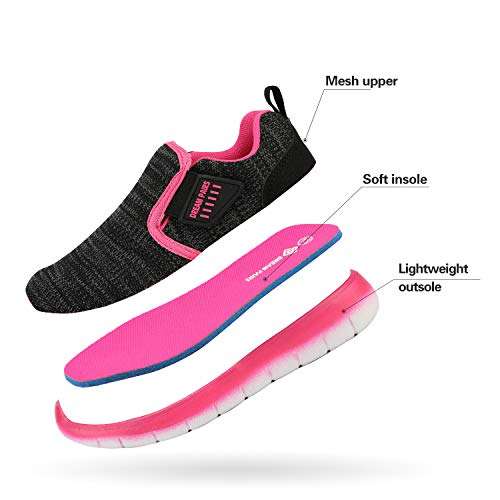 DREAM PAIRS Mesh Lightweight Slip on Kids Sneakers - £5.99 - @ dreampairsEU / Amazon