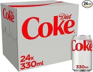 Diet Coke 24 x 330ml Can Boxes are £4 instore @ The Company Shop, Middleton