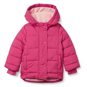 Amazon Essentials Girls and Toddlers' Heavyweight Hooded Puffer Jacket age 3 £10.76/age 5 £11
