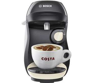TASSIMO by Bosch Happy TAS1007GB Coffee Machine - Cream (Limited stock , free collection)