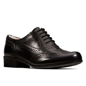 Clarks Hamble Oak Black Shoes £30 + £4.99 at Studio