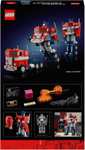 Legendary Lego Transformers Autobot 10302 adults build LEGO Optimus Prime figure that converts from robot to truck and back