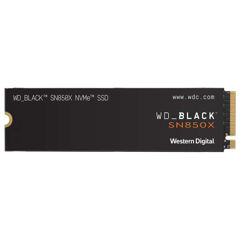 Western Digital SN850X 2TB PCIe 4.0 NVME SSD with Heatsink