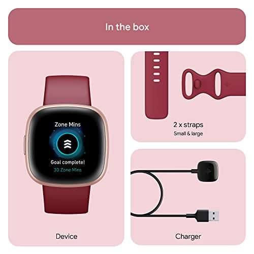 Fitbit Versa 4 Fitness Smartwatch with built-in GPS - £156.04 @ Amazon