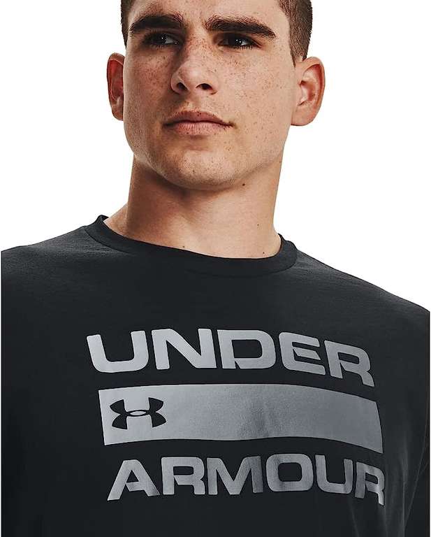Under Armour Men UA TEAM ISSUE WORDMARK, T Shirt for Men with Graphic Design, Loose-Fit Sport and Fitness Clothing