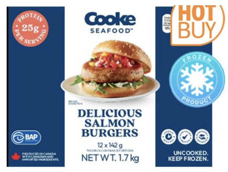 Salmon Burgers 12 x 142g