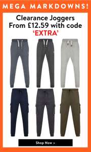 Men's Joggers from £12.59 with code in various colours/styles + £2.49 delivery at Tokyo Laundry