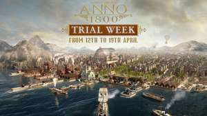 ANNO 1800 PC game FREE trial week up to 19-April @ Epic Games