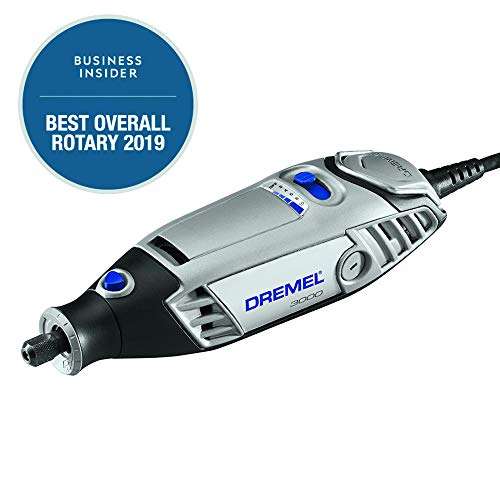 Dremel 3000 Rotary Tool 130W Multi Tool Kit with 1 Attachment, 25 Accessories, Variable Speed 10.000-33.000 RPM
