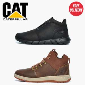 CAT Caterpillar Mens Leather Urban Outdoor Boots ONLY £47.89 with code & free delivery