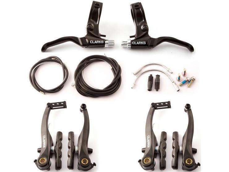 Clarks V-Brake Set - Levers, Front and Rear Callipers and a Full Set of Cables - £18 (Free Click & Collect) @ Halfords