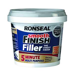 Ronseal Smooth Finish Filler 5 Minute Multi Purpose 290ml - £3.71 @ Amazon