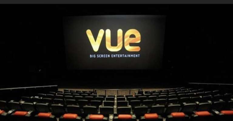 Vue Cinema tickets 2 for £9.75, 5 for £20.99, 10 for £35.69 + 10% off with code - Valid till October @ Wowcher