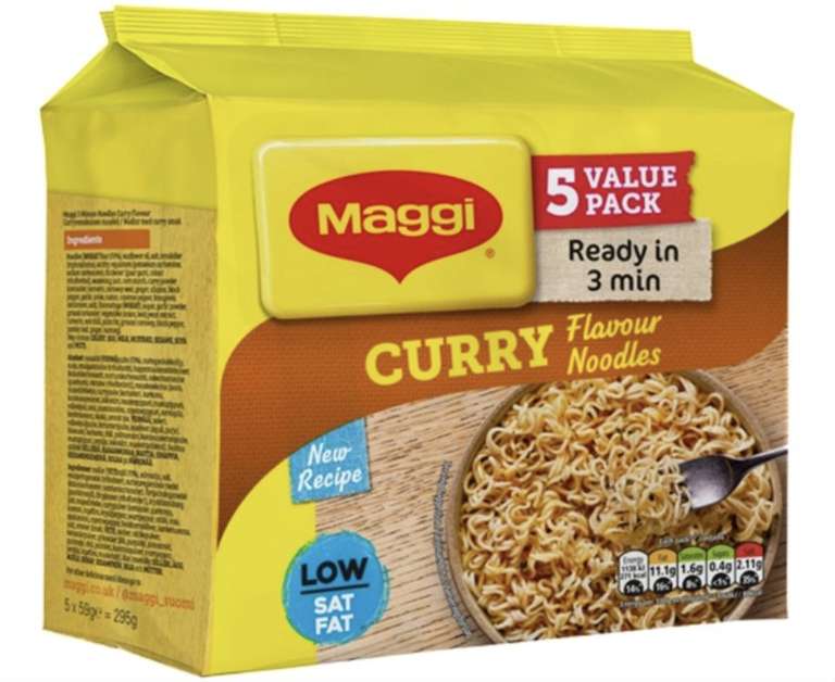 5pk Maggi Curry Noodles