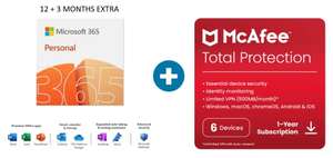 Microsoft Office 365 Personal 15 Months - Amazon Media EU S.à r.l.