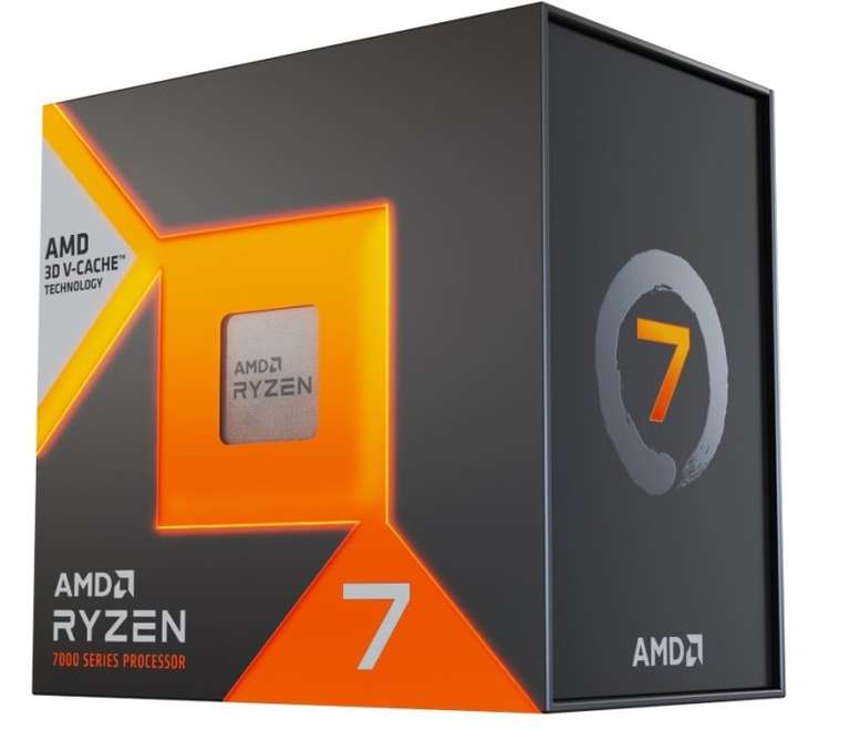AMD Ryzen 7 7800X3D Processor £439.98 @ Ebuyer