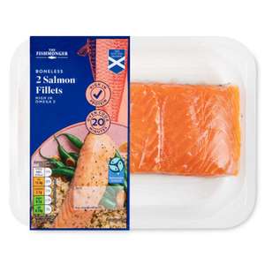 The Fishmonger Boneless Salmon Fillets 240g/2 Pack