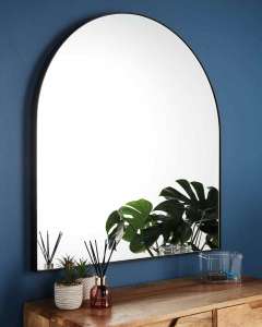 Kirkton House Black Arch Mirror 80 x 85 cm for £38.94 delivered @ Aldi
