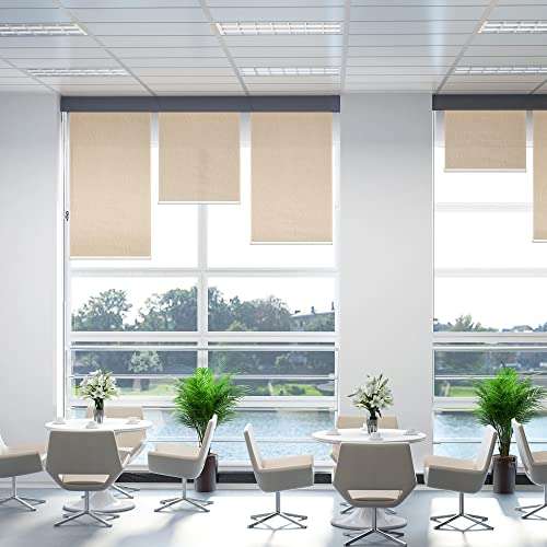 HOMCOM WiFi Smart Roller Blinds Work with TUYA App 90x180 with code sold by MHSTAR