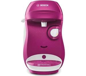 TASSIMO by Bosch Happy TAS1001GB Coffee Machine - Purple & White Free C&C