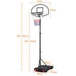 Yaheetech Outdoor Adjustable Basketball Stand - £46.02 with voucher @ Yaheetech UK / Amazon