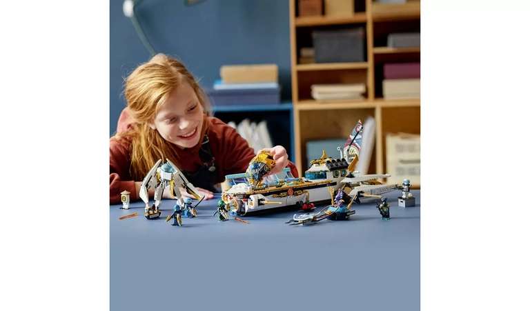 LEGO NINJAGO Hydro Bounty Submarine Toy Building Set 71756 (Free C&C)