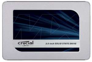 Crucial MX500 1 TB CT1000MX500SSD1-Up to 560 MB/s (3D NAND, SATA, 2.5 Inch, Internal SSD), Black - £69.99 @ Amazon