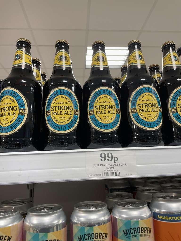 Shepherd neame & co sting pale ale 99p in home bargains (snipe store)