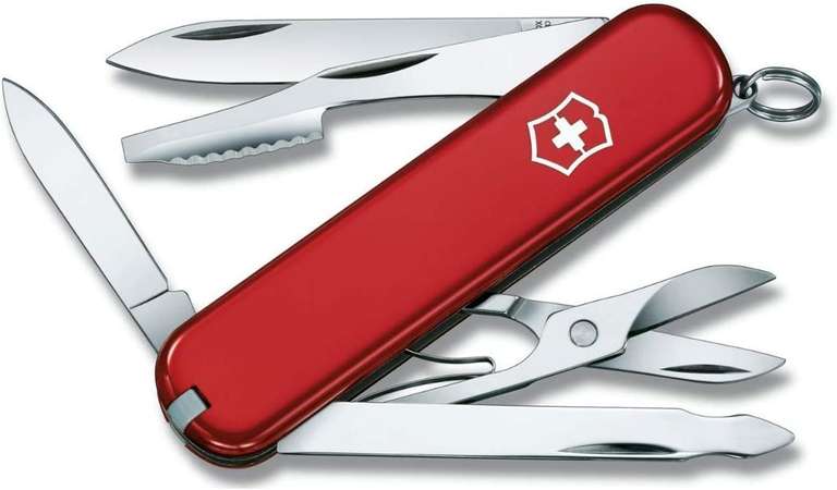 Victorinox Executive Swiss Army Pocket Knife, Small, Multi Tool, 10 Functions, Nail File, Red - £10.99 @ Amazon
