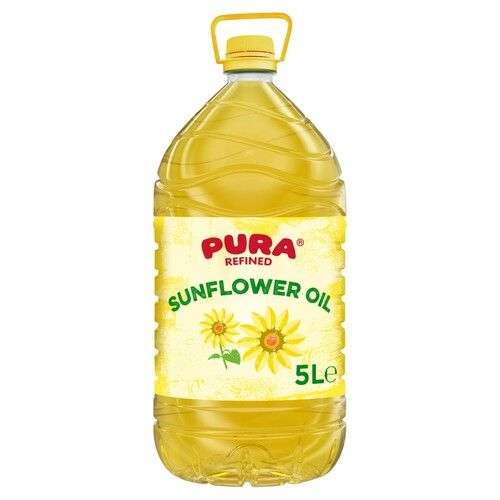 Pura Sunflower Oil 5L | 3 for £19.47 using code I £6.49 each, with click & collect with code @ Morrisons