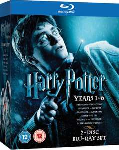 Harry Potter Years 1-6 Blu Ray (Used) £5.59 With Code @ World of Books