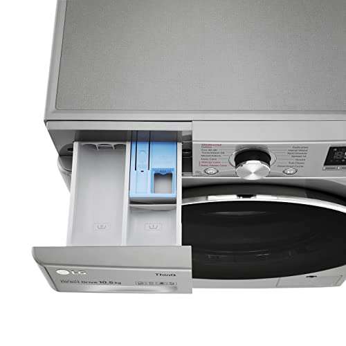 LG V7 F4V710STSE TurboWash 10.5kg Freestanding Washing Machine £449 @ Amazon sold and dispatched by RelianceDirect
