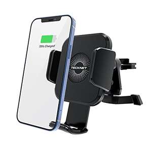 TECKNET Wireless Car Charger, Qi-Certified Wireless Fast Charging Car Holder - £8.99 - Sold by Bluetree / Fulfilled By Amazon