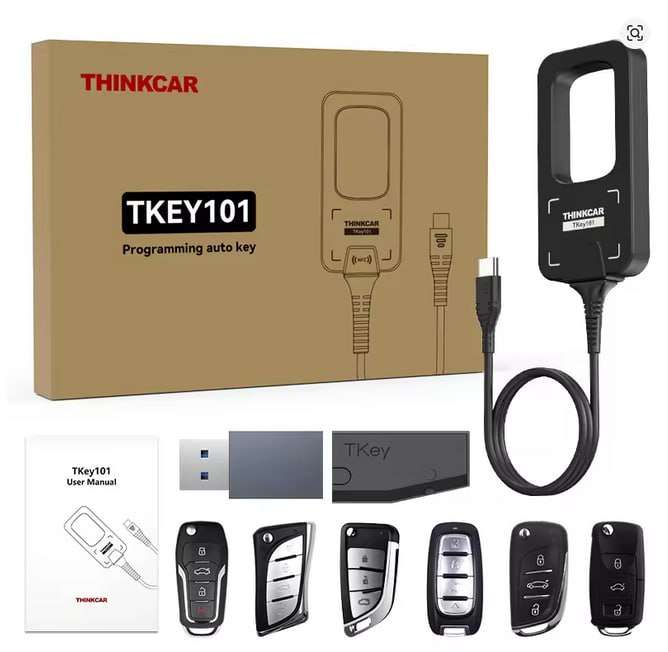 THINKCAR TKEY 101 Universal Car Key Programmer with 6 Remote Keys