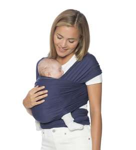 Ergobaby Aura Baby Wrap Carrier & Sling for Newborn to Toddlers up to 11kg (0-3 yrs), 100% Viscose, with Built-in Storage Pocket
