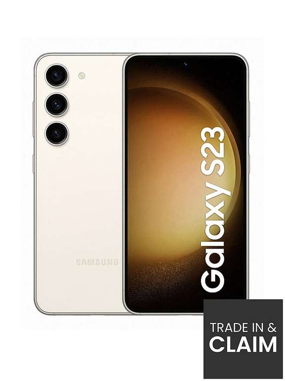 Samsung Galaxy S23 128GB - Three 100GB data + Unlimited min / text = £32pm / 24m = £768 @ MSE / Samsung
