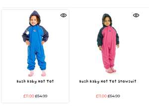 Kids Waterproof all-in-one snowsuit £11 + £3.95 delivery (if under £75 total) at little trekkers