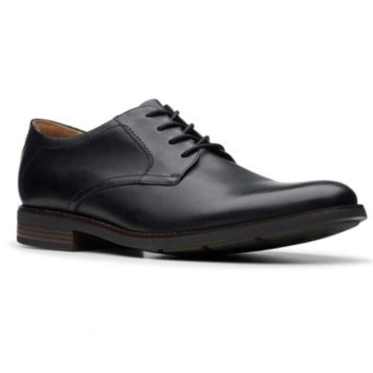 Mens Clarks Becken Leather Shoes (2 Colours / Sizes 7-11) - £28 With Code + Free Delivery & Returns @ Clark’s Outlet