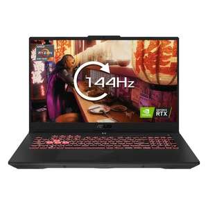 ASUS TUF A17 FA707RR 17.3" 144Hz Gaming Laptop (AMD Ryzen 7-6800H, Nvidia GeForce RTX 3070 - £1,199.99 @ Amazon