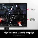 LG 27GP850P-B Ultragear Gaming Monitor 27 Inches (68 cm), QHD, Nano IPS, HDR400, 1ms GtG, 165 Hz, NVIDIA G-Sync, AMD FreeSync, Black