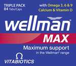 Vitabiotics Wellman Max - 84 Tablets/Capsules - £7.65 15% S&S