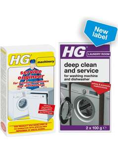 HG’s Deep Clean and Service for Washing Machines and Dishwashers - £5.33 @ Amazon